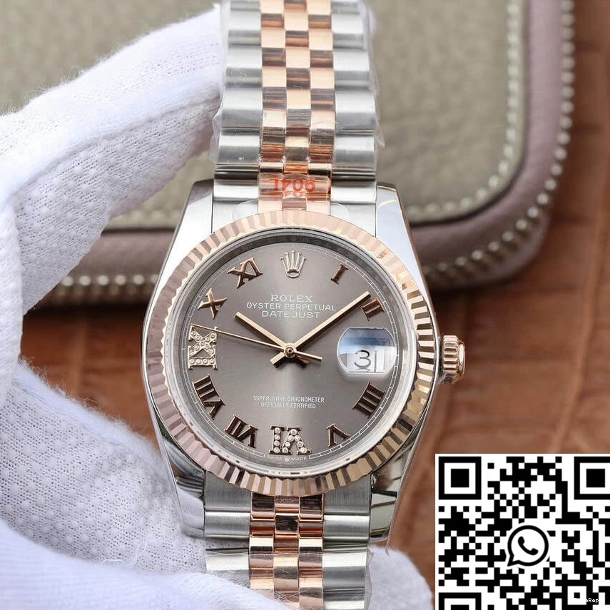 Dial Factory Grey M126231-0023 36MM Datejust GM Rolex 0104